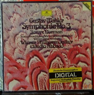 MAHLER Symphony No 3 Abbado Vienna ORIGINAL 1982 DGG 2LP BOXSET SEALED 