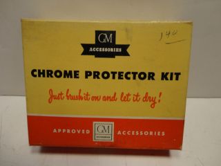 GM Accessories Chrome Protector Kit Original Glass Bottles and Box 