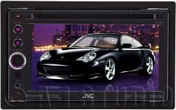 JVC KW AV60 Car Audio 2 DIN CD DVD  iPod WMA USB Player Receiver Am 