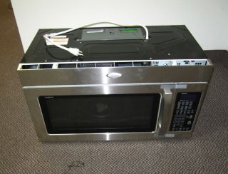   CU ft Over The Range Microwave Stainless Steel Used