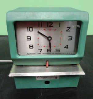 Acroprint Time Recorder Time Clock Model 150AR3 NO KEY Time Card 