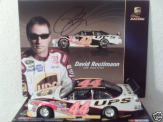 2008 David Reutimann 44 UPS 1 24 Action NASCAR Diecast with Signed 