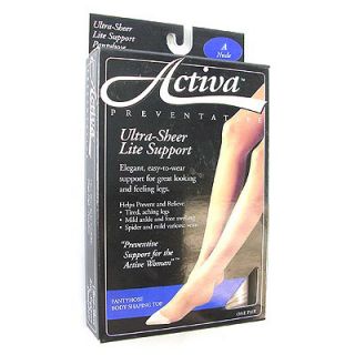 Activa Ultra Sheer Lite Support Body Shaping Pantyhose