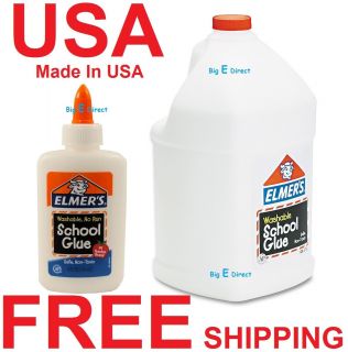 Elmers Glue School Office Washable Adhesives 4 oz 1 Gallon Liquid 