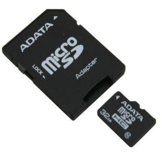 ADATA 32GB Micro SDHC Class 10 Fast Memory Card with SD Adapter 