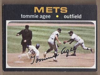 1971 71 Topps #310 TOMMIE AGEE EX NMT CONDITION