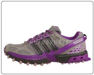 Adidas Kanadia 4 TR w Grey Purple Womens Outdoors Trail Running Shoes 