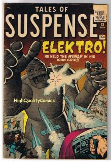 Tales of Suspense 13 Atlas Monster Kirby Ditko 1959 VG