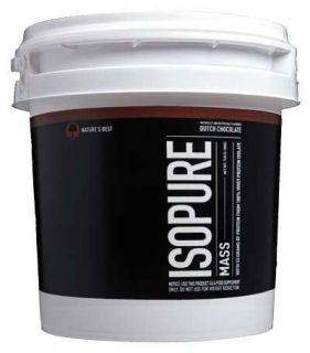 Natures Best Isopure Mass Protein 7 lb 53 grams Whey Protein Isolate 