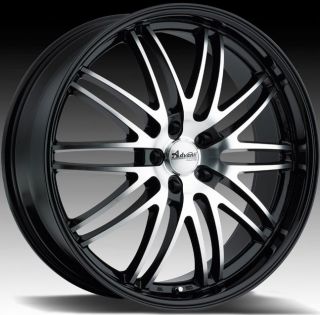 20X8.5 Advanti Racing Prodigo 5x120 +35 Black Rims Wheels FIT BMW 325 