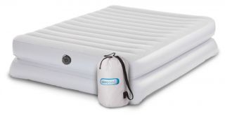 Aerobed Sleep Basics Queen Raised Air Bed Mattress Pump