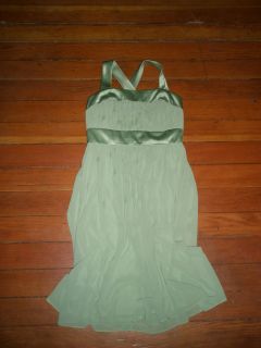After Six Green Bridesmaid Prom Dress Size 2 Apple Slice