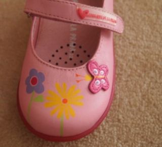 agatha ruiz de la prada girls mary jane pink butterfly shoes eur 22 