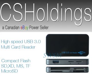 USB 3 0 Multi Card Reader Compact Flash CF Micro SD TF MS M2 XD SD 