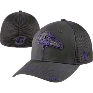 Baltimore Ravens New Era 39THIRTY Graphite Neo Flex Hat