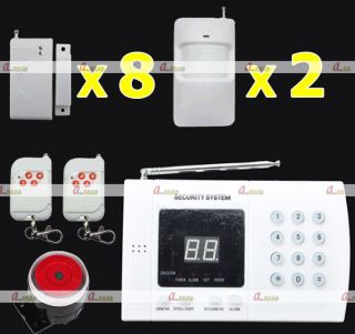 WIRELESS HOUSE/HOME ALARM SECURITY SYSTEM AUTO DIALER DIY KIT