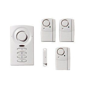 Easy to Install Wireless Alarm System Kit Door Window 4 Digit Security 
