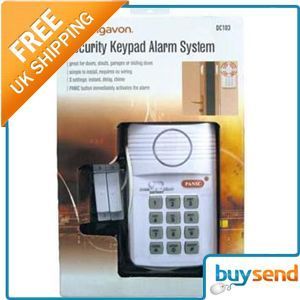 Security Keypad Alarm Home Door Garage Shed System New