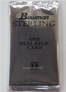 2011 Bowman Sterling Football DUAL RELIC Box Topper HOT PACK *SEALED 