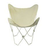 Butterfly Chair Black Frame, Natural by Algoma