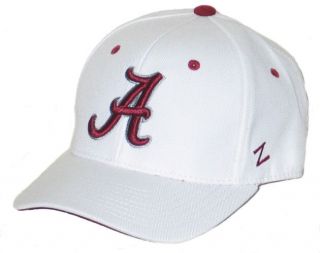 ALABAMA CRIMSON TIDE BAMA WHITE DH FITTED HAT/CAP SIZE 7 1/4 NEW