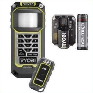 Ryobi Motion Sensing Alarm Detector Sensor Security Rechargeable Tek4 