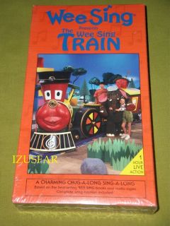 WEE SING THE TRAIN PRICE STERN SLOAN VIDEO MANUFACTURED SEALED VHS