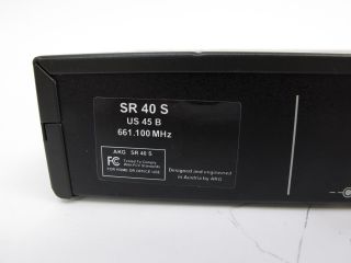 AKG SR 40 s Stationary Receiver Single Pro Wireless HT40 Microphone 