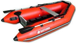 8ft 6in Slated Aluminum Floor Saturn Inflatable boat SS260R Red Color 
