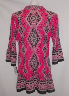 Alfani Beautiful Pleated Abstract Dress Size 16W