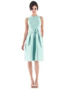 Alfred Sung 476.Bridesmaid / Cocktail Dress.Seaside.10