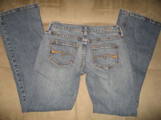 American Rag Stretch Button Up Flare Jeans Size 3 S