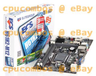 COMBO Intel G530 DUAL CORE LGA 1155 CPU +4GB DDR3 RAM+ ECS H61H2 M12 