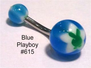 14g Playboy Bunny Belly/Navel COMPLETE Body Piercing Kit ~ Fast FREE 