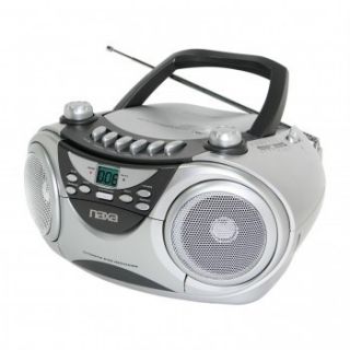   Boombox Cassette Recorder CD Player Am FM Stereo Radio AC DC