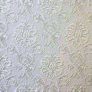 Formal Damask Look Heavy Textured Paintable Wallpaper
