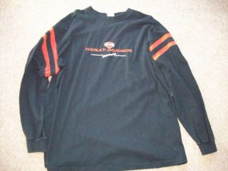 Harley Davidson Mens Long Sleeve Embroidered Shirt Size 2XL