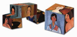 Amedeo Modigliani Italian Impressionist Art Museum Cube