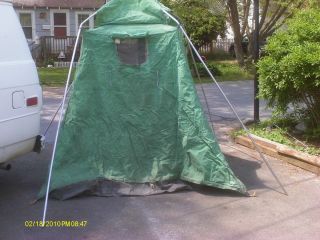 Wenzel Canvas Tent with Bag Aluminum Poles and Steaks 8x8