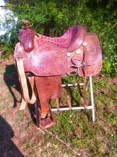 Custom Roping Ranch Trail Ammerman Saddle