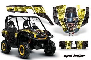 AMR Graphic Kit Can Am Commander Decal 800 1000 XT Mad