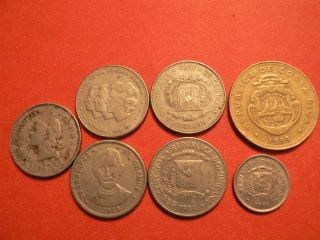   Republica Dominicana Coin Lot Centavos Republica Costa Rica