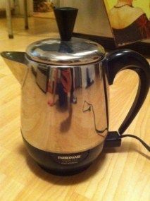 Vintage Farberware Superfast 2 4 Cup Coffee Pot Percolator Maker 