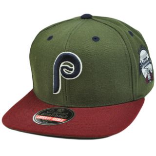 MLB American Needle Blockhead Earthtone Snapback Cap Hat Philadelphia 