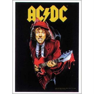 AC DC Angus Fabric Tapestry Wall Hanging