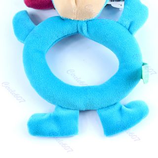 1pcs Baby Disney Animal Model Catoon Hand Bell Ring Rattles Kid Plush 