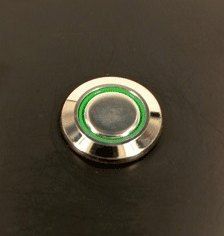   LED 12V Stainless Steel Switch Latching Push Button Angel Eye