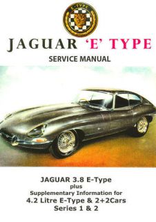 jaguar e type 1961 1971 repair spare parts manual cd