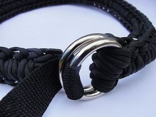   550 Paracord Survival Belt w/ D Rings   From Belt to Rope in Seconds