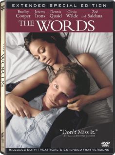 The Words New SEALED R1 DVD Bradley Cooper